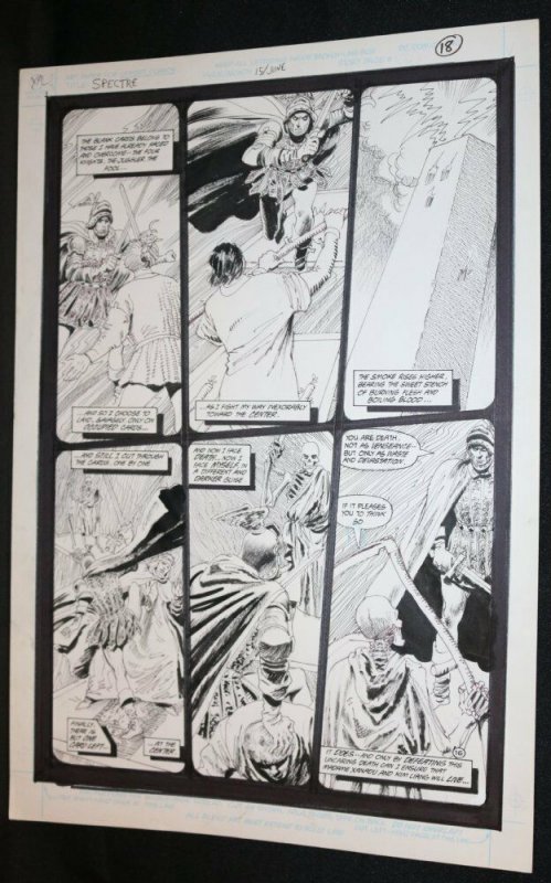 Spectre #15 (1988), raw, ungraded comic book — front cover