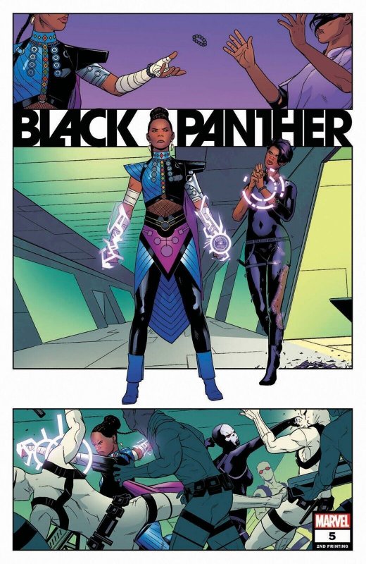 Black Panther #5 (Marvel Comics, 2022), raw comic book in NM condition — front cover