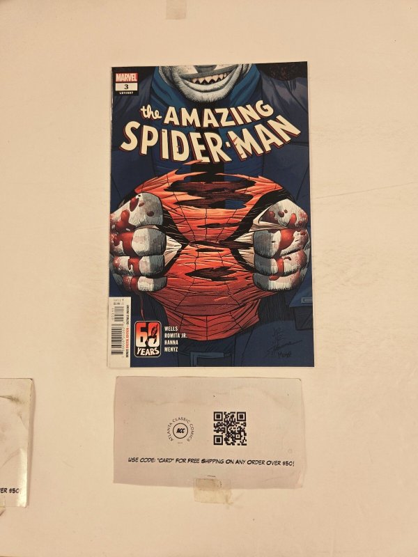 Amazing Spider-Man #3 (Marvel Comics), raw comic book in NM condition — front cover