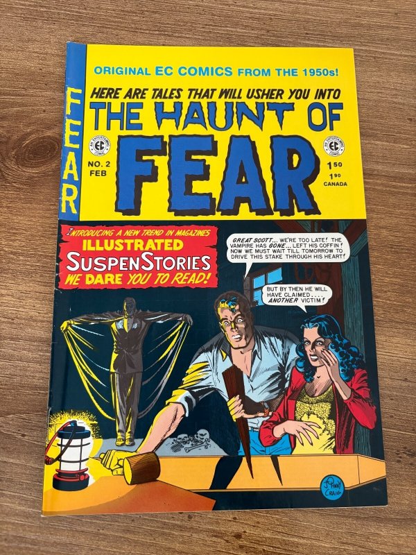 Haunt of Fear #2 (EC Comics, 1991), raw comic book in VF/NM condition — front cover