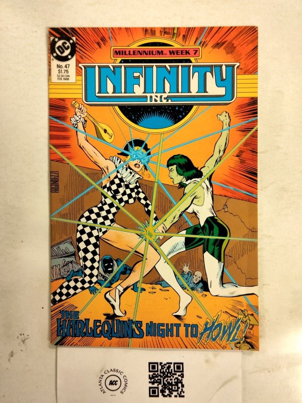 Infinity Inc #47 (DC Comics), raw comic book in NM condition — front cover