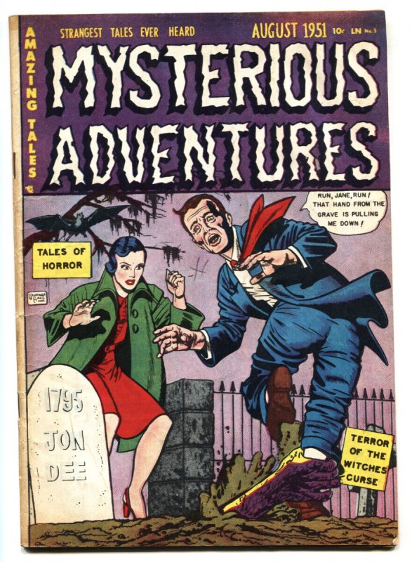 Mysterious Adventures #3 - 1951 - Story - VG+ - Comic Book (1951), raw comic book in VG+ condition — front cover