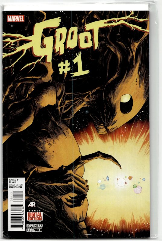 Groot #1 (Marvel Comics, 2015), raw, ungraded comic book — front cover