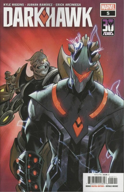 Darkhawk #5 (Marvel Comics, 2022), raw, ungraded comic book — front cover