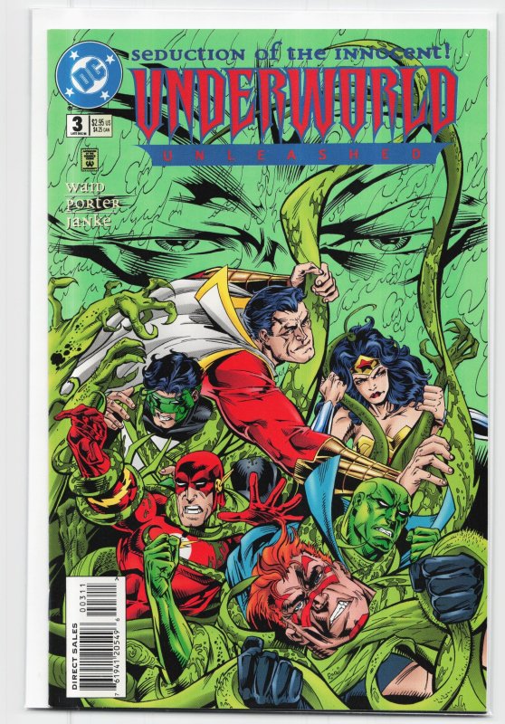 Underworld Unleashed #3 (1995), raw, ungraded comic book — front cover