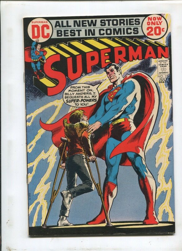 Superman #254 (DC Comics), raw comic book in 9.0 condition — front cover