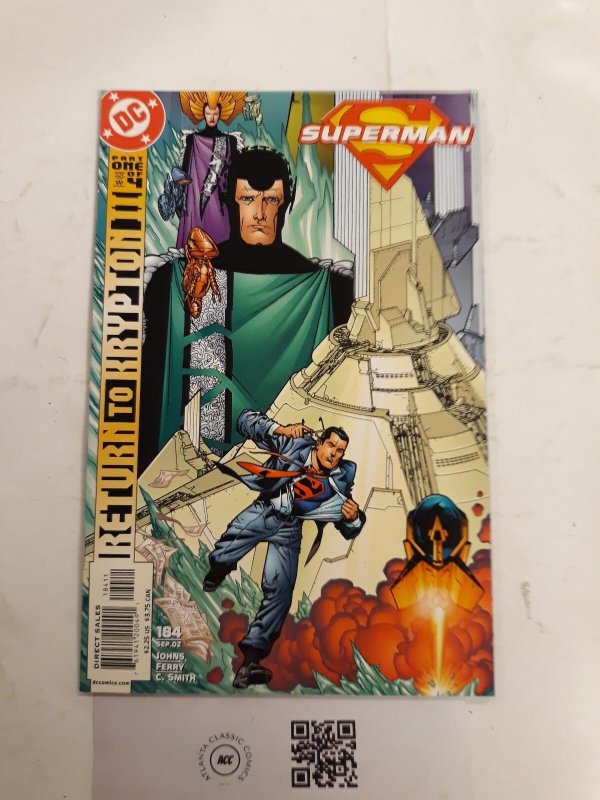 Superman #184 (DC Comics, 1966), raw comic book in NM condition — front cover