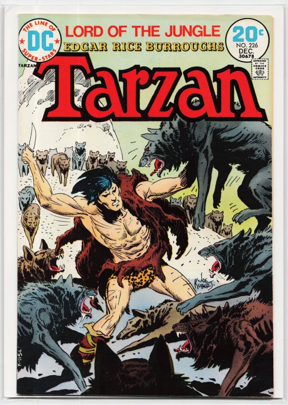 Edgar Rice Burroughs' Tarzan #226 (Gold Key, 1973), raw, ungraded comic book — front cover