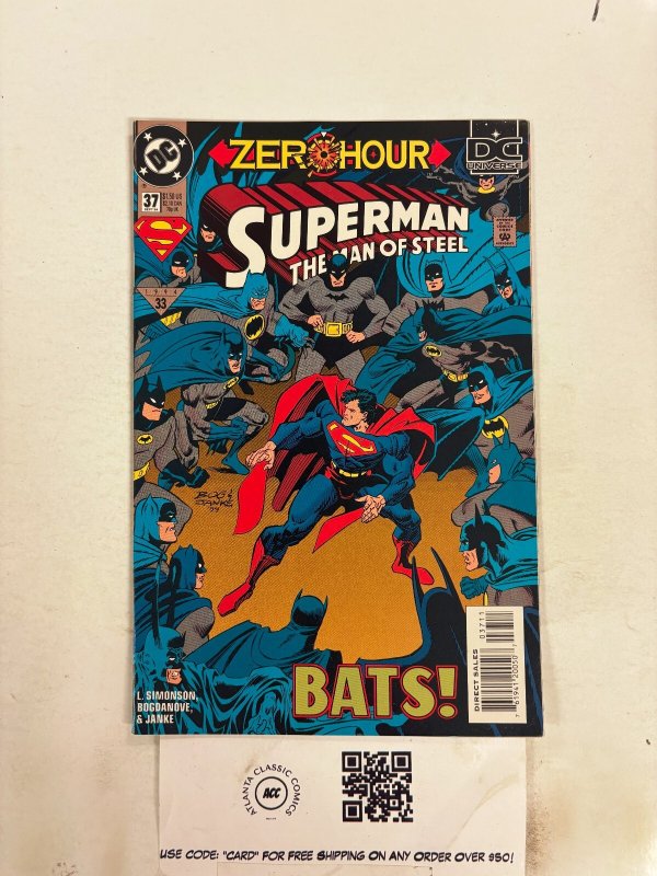 Superman Man of Steel #37 (DC Comics), raw comic book in NM condition — front cover