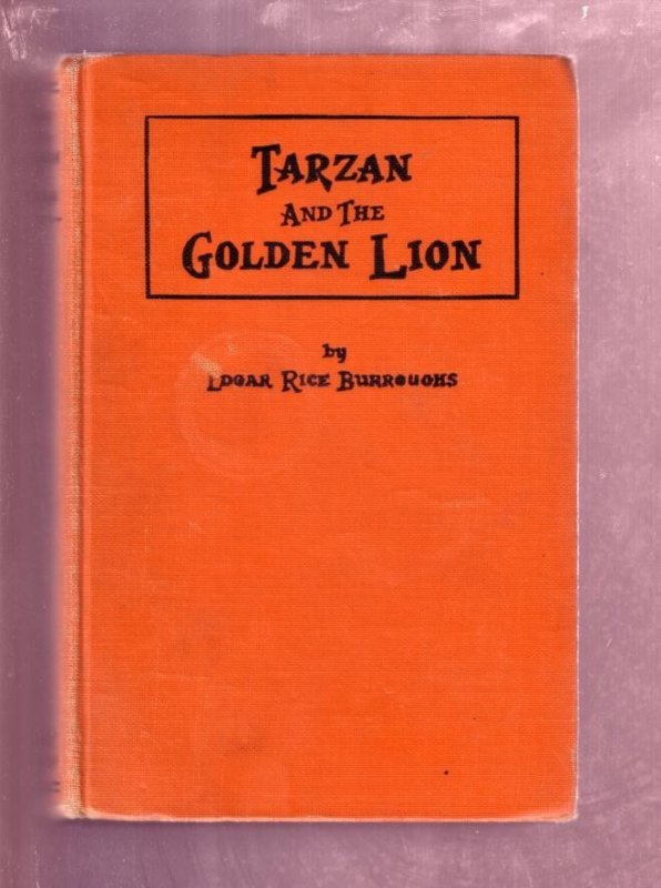 Tarzan & the Golden Lion-Edgar Rice Burroughs-Photo Ed. G/vg, raw comic book in VG condition — front cover