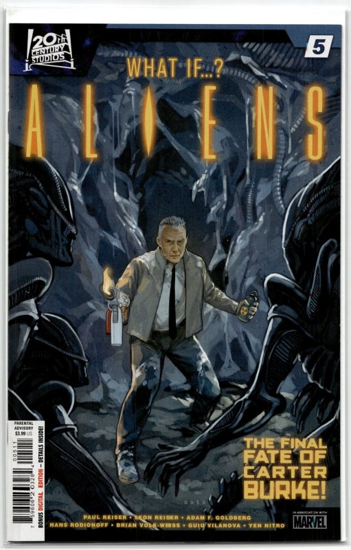 What If...? Aliens #5 (Marvel Comics, 2024), raw, ungraded comic book — front cover