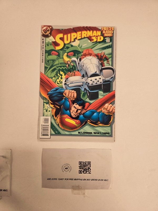 Superman 3-D #1 (DC Comics), raw comic book in NM condition — front cover