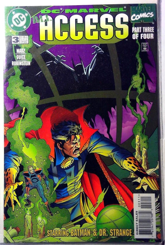 DC / Marvel All Access #3 (1997), raw, ungraded comic book — front cover