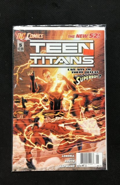 Teen Titans #5 (DC Comics, 2012), raw, ungraded comic book — front cover