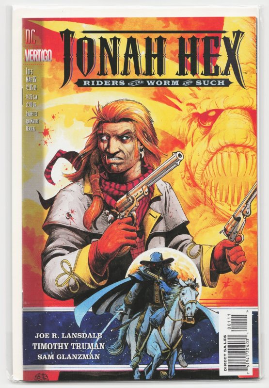 Jonah Hex: Riders of the Worm and Such #1 (DC Comics, 1995), raw, ungraded comic book — front cover