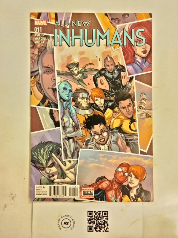 All-New Inhumans #11 (Marvel Comics), raw comic book in NM condition — front cover