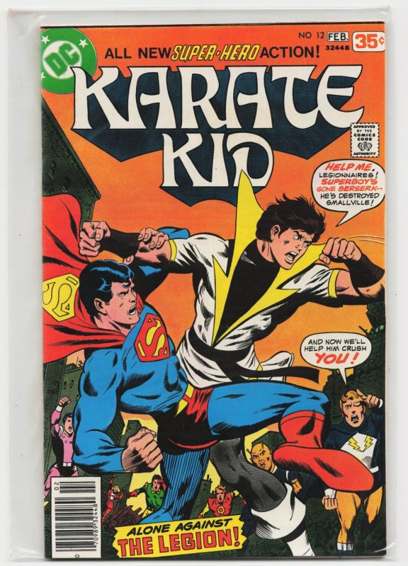 Karate Kid #12 (1978), raw, ungraded comic book — front cover