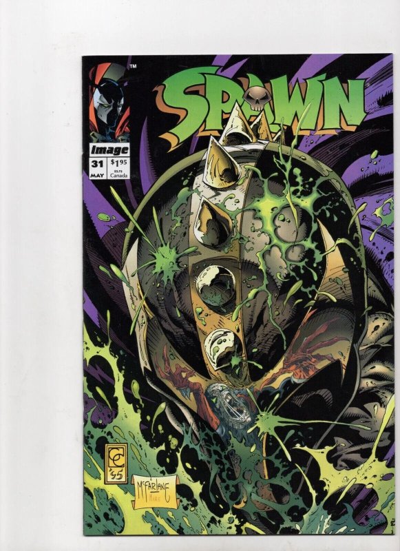 Spawn #31 (Image Comics, 1995), raw comic book in NM 9.4 condition — front cover