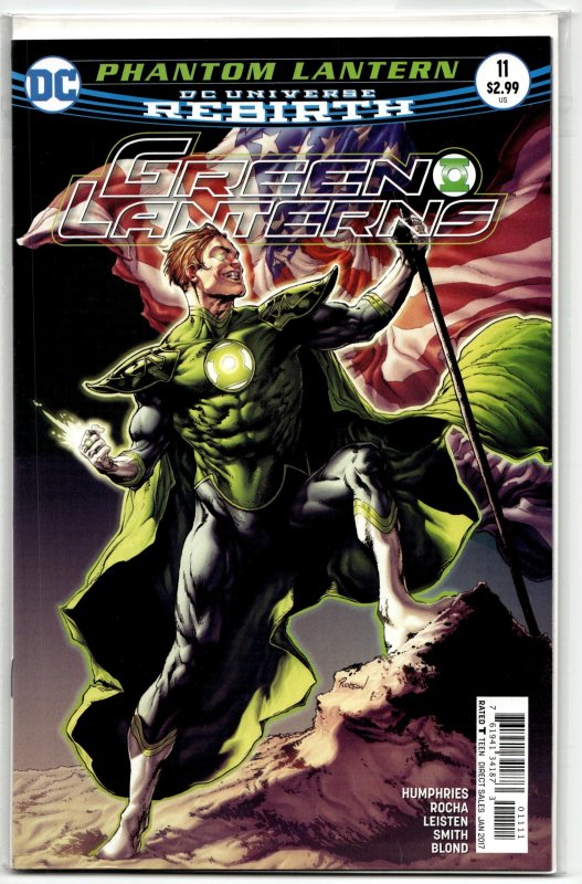 Green Lanterns #11 (2017), raw, ungraded comic book — front cover