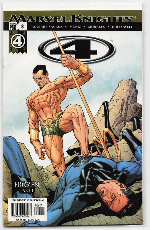 Marvel Knights: 4 #8 (Marvel Comics, 2004), raw, ungraded comic book — front cover