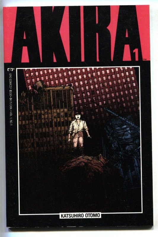 Akira #1 (Marvel Comics, 1988), raw, ungraded comic book — front cover