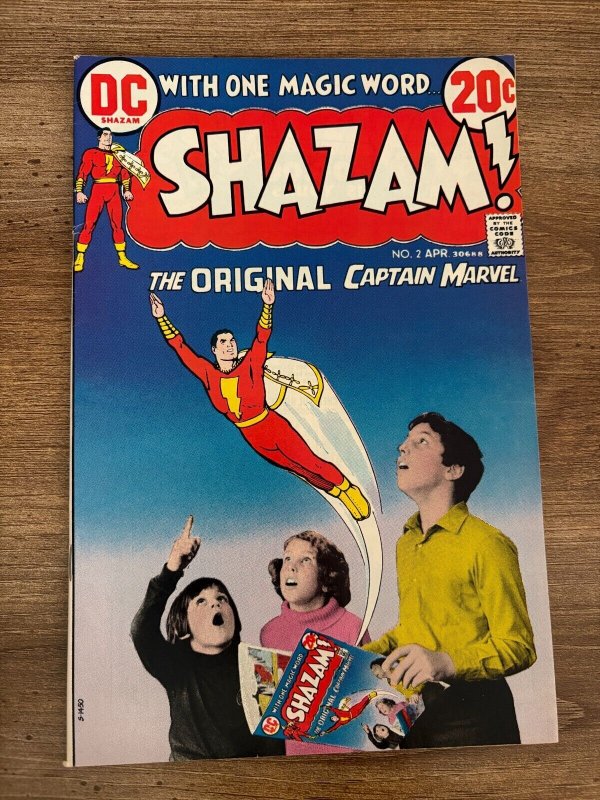 Shazam #2 (DC Comics), raw comic book in VF/NM condition — front cover