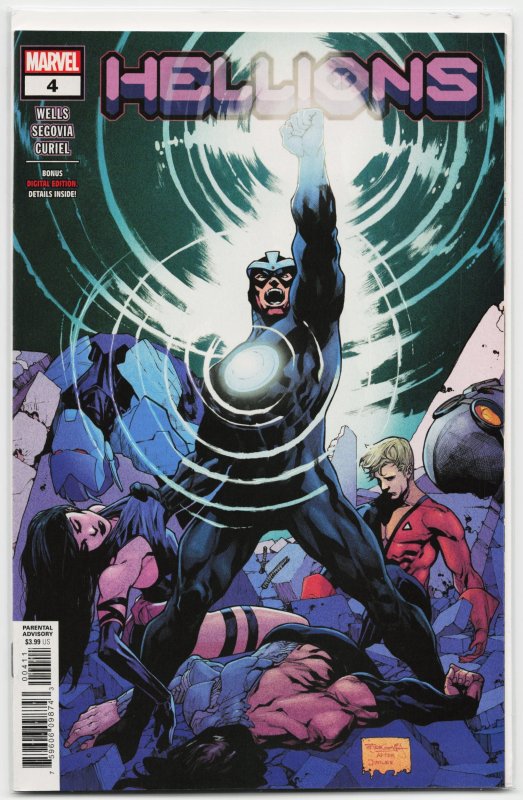 Hellions #4 (2020), raw, ungraded comic book — front cover
