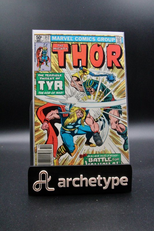 The Mighty Thor #312 (Marvel Comics, 1981), raw, ungraded comic book — front cover