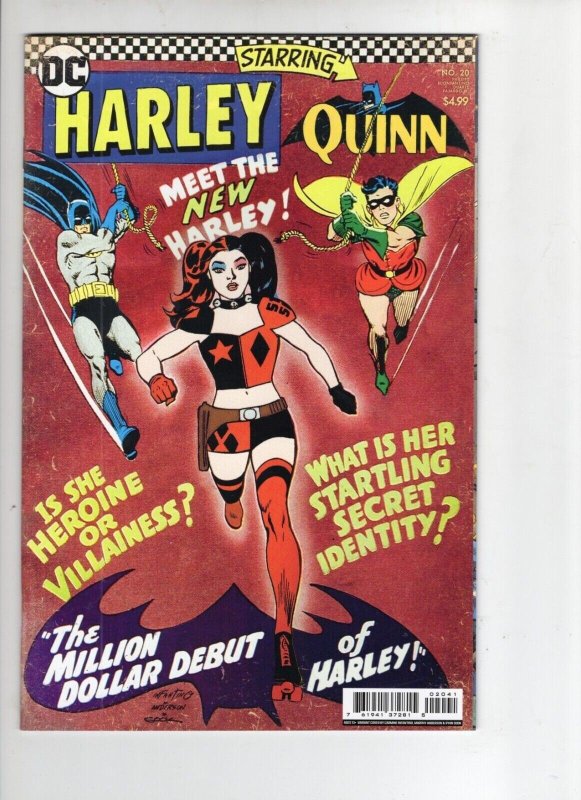 Harley Quinn #20 (DC Comics, 2022), raw comic book in NM+ 9.6 condition — front cover