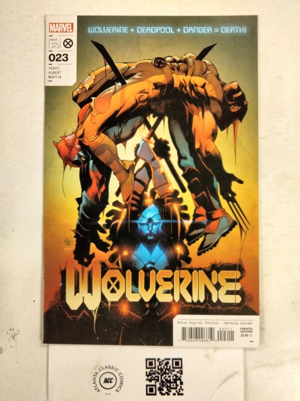 Wolverine #23 (Marvel Comics), raw comic book in NM condition — front cover