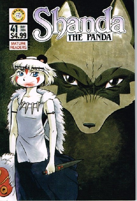 Shanda the Panda #41 (2004), raw, ungraded comic book — front cover