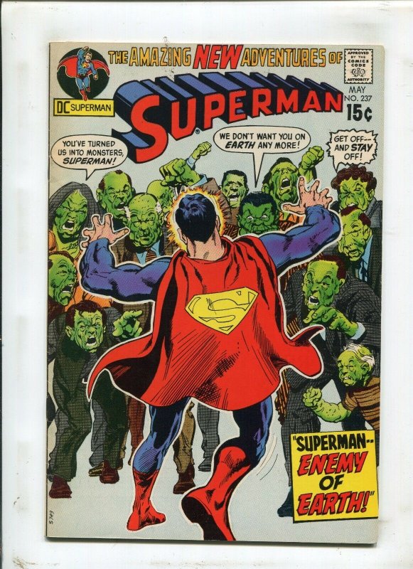 Superman #237 (DC Comics, 1971), raw comic book in 9.0 condition — front cover