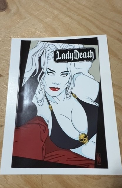 Lady Death #4 (Boundless Comics, 2011), raw comic book in NM condition — front cover