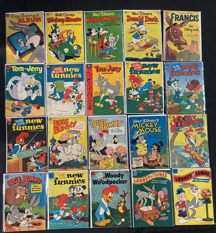 Dell Golden Age Cartoons #26, raw, ungraded comic book — front cover