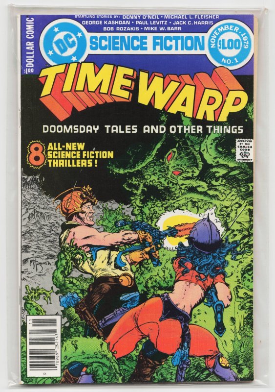 Time Warp #1 (Gold Key, 1979), raw, ungraded comic book — front cover