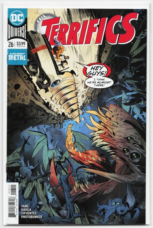 The Terrifics #26 (2020), raw, ungraded comic book — front cover