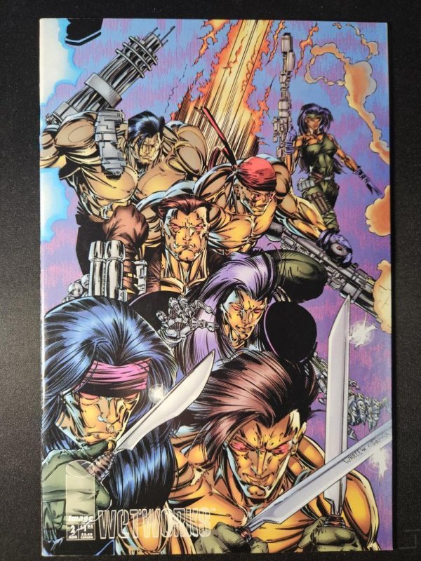 Wetworks #2 (Image Comics, 1994), raw comic book in VF/NM condition — front cover