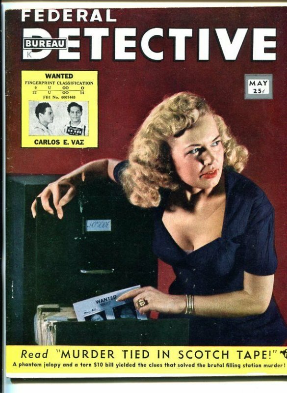 Federal Bureau Detective #1 (1950), raw, ungraded comic book — front cover