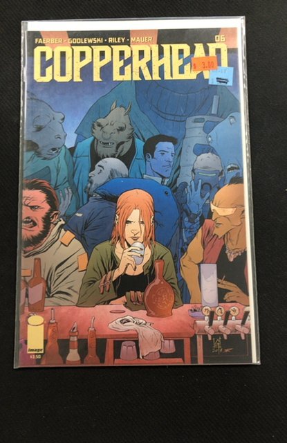Copperhead #6 (2015), raw, ungraded comic book — front cover