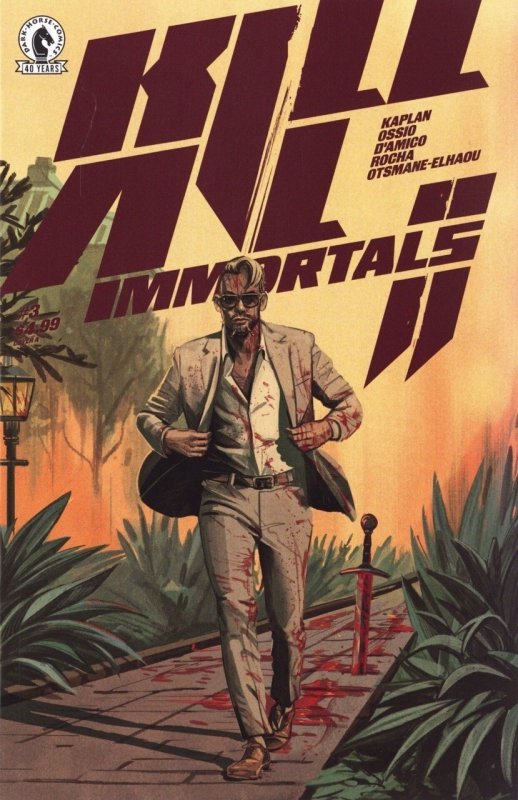 Kill All Immortals II #3 (Dark Horse Comics, 2026), raw, ungraded comic book — front cover