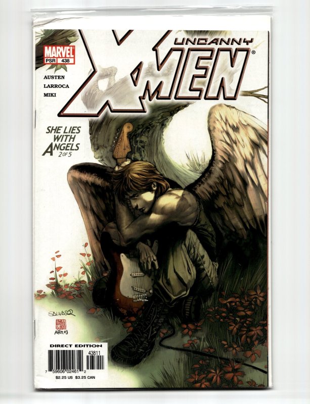 The Uncanny X-Men #438 (Marvel Comics, 2004), raw, ungraded comic book — front cover