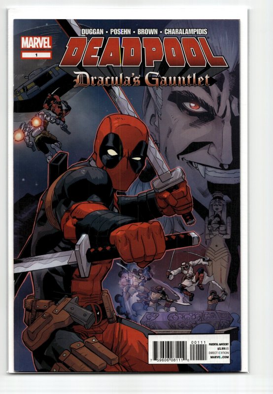 Deadpool: Dracula's Gauntlet (2014) Deadpool (Marvel Comics, 2014), raw, ungraded comic book — front cover
