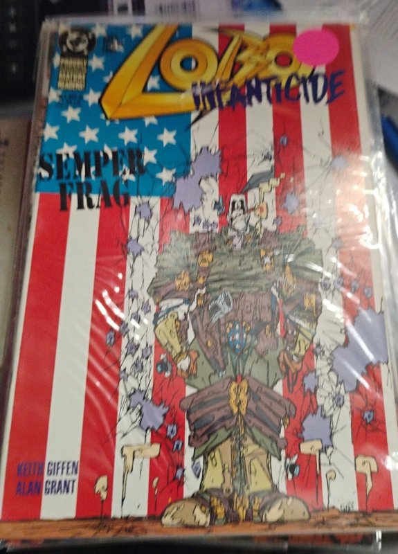 Lobo Infanticide #2 (DC Comics, 1992), raw, ungraded comic book — front cover