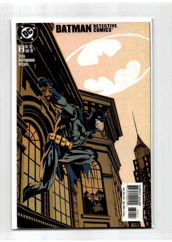 Detective Comics #742 (DC Comics, 2000), raw, ungraded comic book — front cover