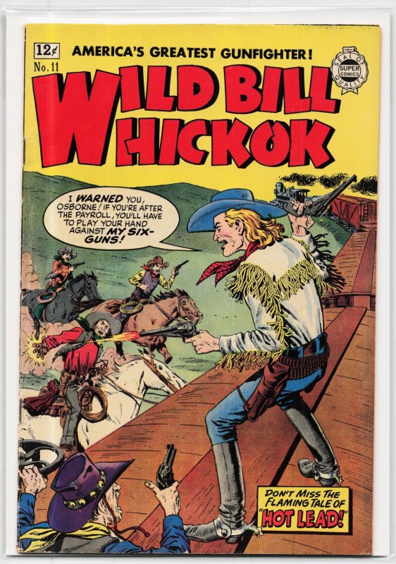 Wild Bill Hickok #11 (1963), raw, ungraded comic book — front cover