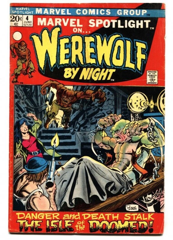 Marvel Spotlight #4 (Marvel Comics, 1972), raw, ungraded comic book — front cover
