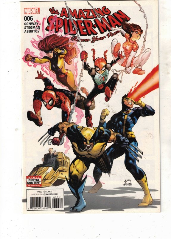Amazing Spider-Man: Renew Your Vows #6 (2017), raw comic book in NM condition — front cover