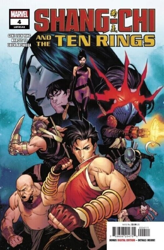 Shang-Chi and the Ten Rings #4 (2022), raw comic book in NM condition — front cover