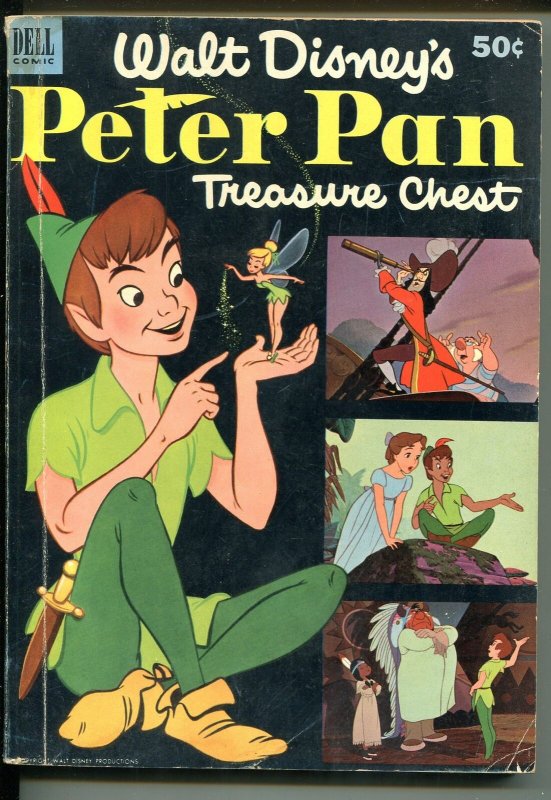 Peter Pan Treasure Chest #1 (1953), raw, ungraded comic book — front cover