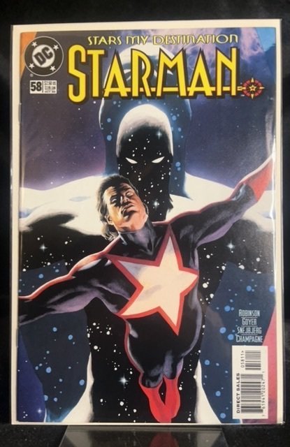Starman #58 (DC Comics, 1999), raw, ungraded comic book — front cover